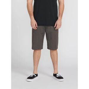 Volcom Mens Shorts‎ Size 30 VMonty Charcoal Heather Gray Cotton Blend